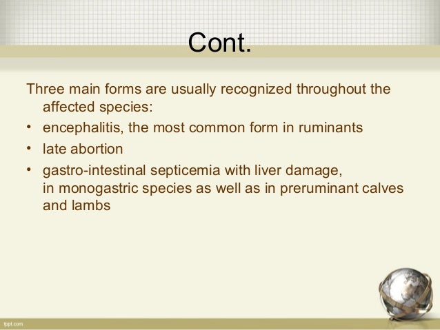 Listeriosis and Colibacillosis
