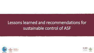 An update on the epidemiology of African swine fever in Africa