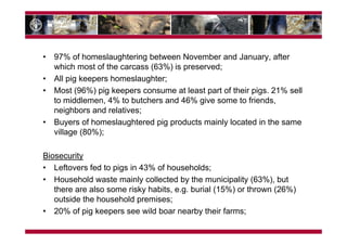 Understanding the pig sector for improved ASF control in Georgia—Cross cutting issues with Eastern Africa
