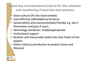 Strengthening pig value chains and managing ASF risk in Uganda: Identifying best bet solutions