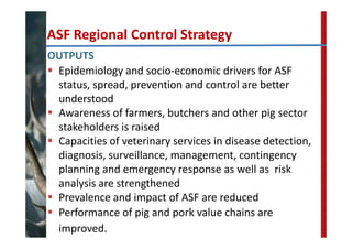 FAO‐ECTAD network and control strategy for ASF