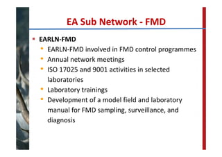 FAO‐ECTAD network and control strategy for ASF