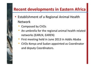 FAO‐ECTAD network and control strategy for ASF