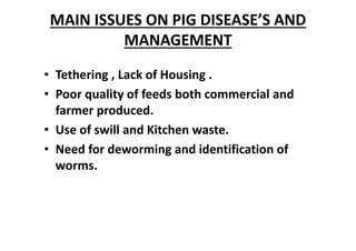 Opening remarks on the closing workshop of the BecA‐ILRI‐CSIRO‐AusAID project  on Understanding ASF epidemiology as a basis for control