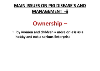 Opening remarks on the closing workshop of the BecA‐ILRI‐CSIRO‐AusAID project  on Understanding ASF epidemiology as a basis for control