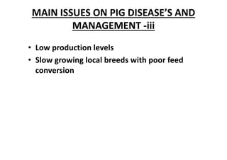 Opening remarks on the closing workshop of the BecA‐ILRI‐CSIRO‐AusAID project  on Understanding ASF epidemiology as a basis for control