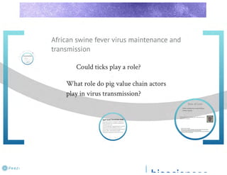 Understanding ASF epidemiology: A prerequisite for disease control
