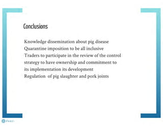 Understanding ASF epidemiology: A prerequisite for disease control