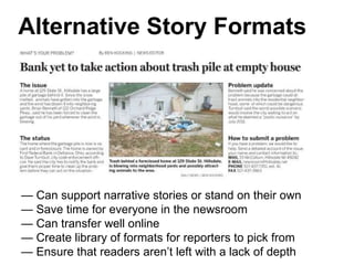 Alternative story formats PowerPoint | PPT