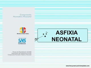 ASFIXIA
NEONATAL
 