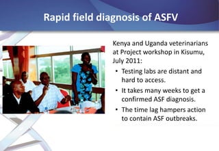 African Swine Fever (ASF) virus genomics and diagnostics