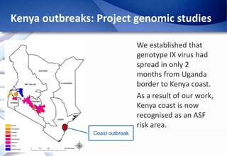 Epidemiology of African Swine Fever: A prerequisite to control