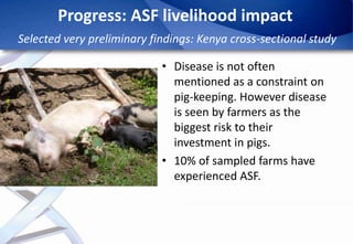 Epidemiology of African Swine Fever: A prerequisite to control