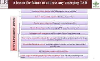 African swine fever: A most important transboundary animal disease of pigs of recent times in India and lessons learnt for addressing other exotic transboundary animal diseases