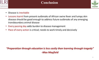 African swine fever: A most important transboundary animal disease of pigs of recent times in India and lessons learnt for addressing other exotic transboundary animal diseases