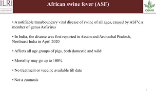 African swine fever: A most important transboundary animal disease of pigs of recent times in India and lessons learnt for addressing other exotic transboundary animal diseases