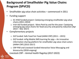 African swine fever prevention and control research in Uganda (2011-2018)
