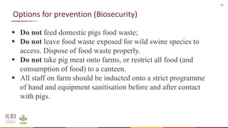 African swine fever epidemiology and control in smallholder pig systems: The value of One Health