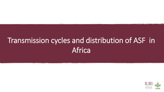 African swine fever epidemiology and control in smallholder pig systems: The value of One Health