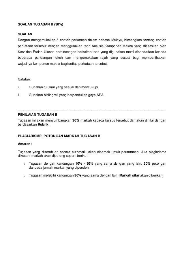 Asgmnt bml3083 semantik dan pragmatik bahasa melayu