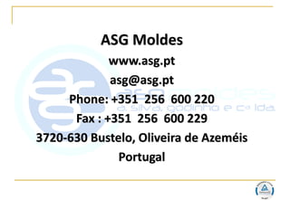 Asg Moldes Presentation Pdf