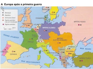 A  Europa após a primeira guerra

 