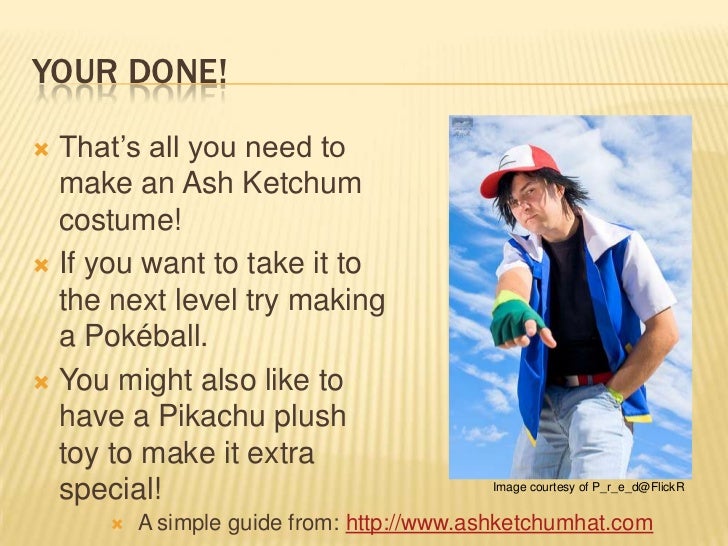 How to Make a Ash Ketchum Costume