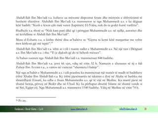 AshabëT E Muhamedit A.S.