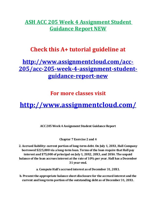 Essay about acc 205 week 4 complete work 08 image