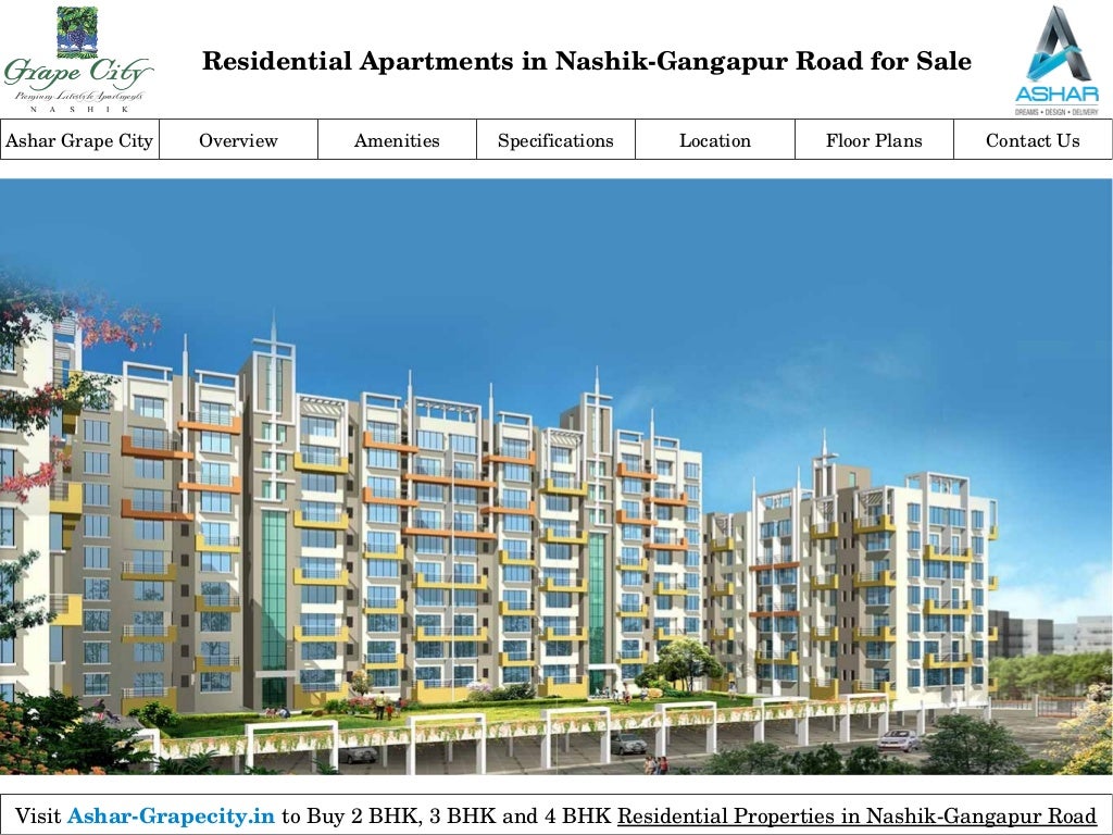 Residential Apartments in Nashik Gangapur Road for Sale AsharGrapecity.in