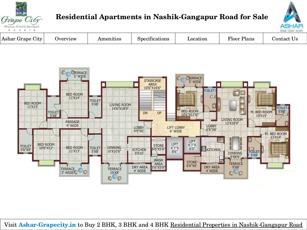 Residential Apartments in Nashik Gangapur Road for Sale AsharGrapecity.in
