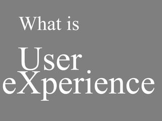 A SharePoint User eXperience