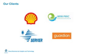 Boost Business by Insights and Technology
Our Clients
 