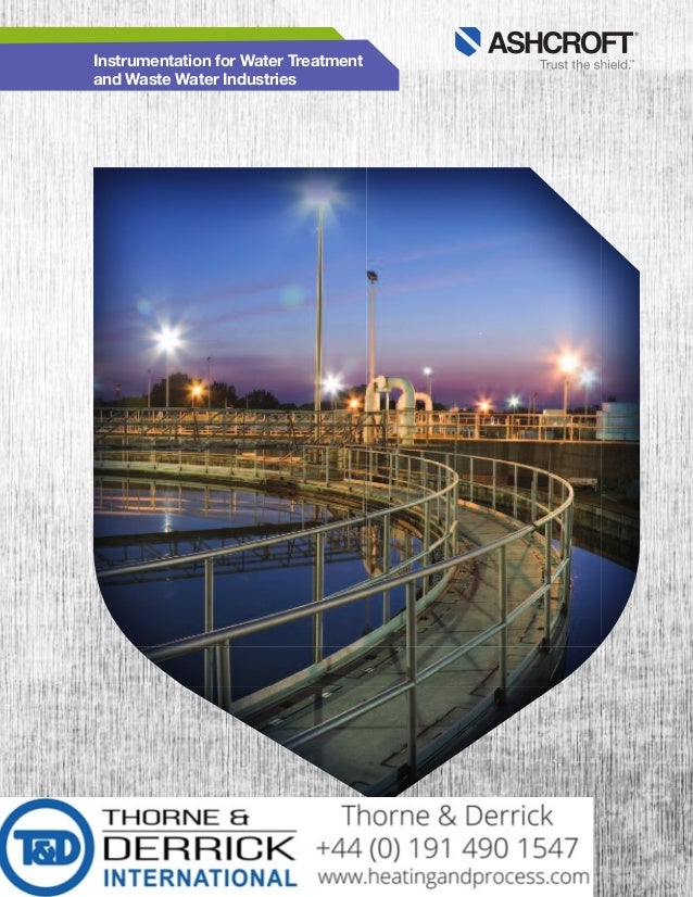 Ashcroft Gauges Instrumentation For Water & Waste Water Treatment I…