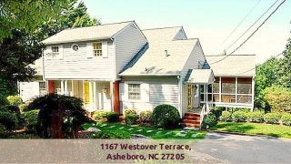 1167 Westover Terrace,
Asheboro, NC 27205
 