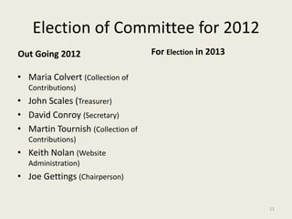 Any Other Business
11
 