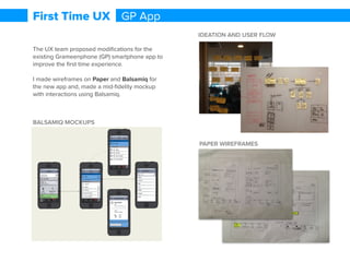 I sketched all the pages I have identiﬁed in my info architecture to communicate my ideas with the remote teams
and used them for the wireframes.
 