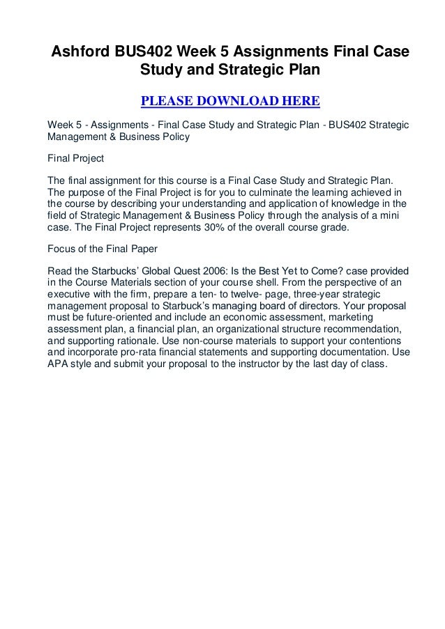 Strategic management case study pdf picture