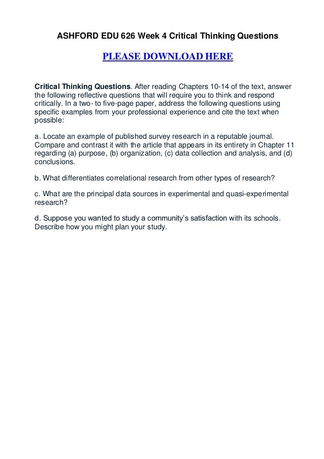Ashford 5 week 4 critical thinking quiz 06 picture