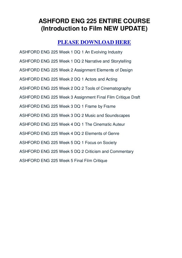 ashford eng 225 week 2