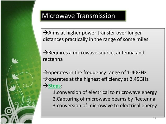 ppt presentation of wireless electricity