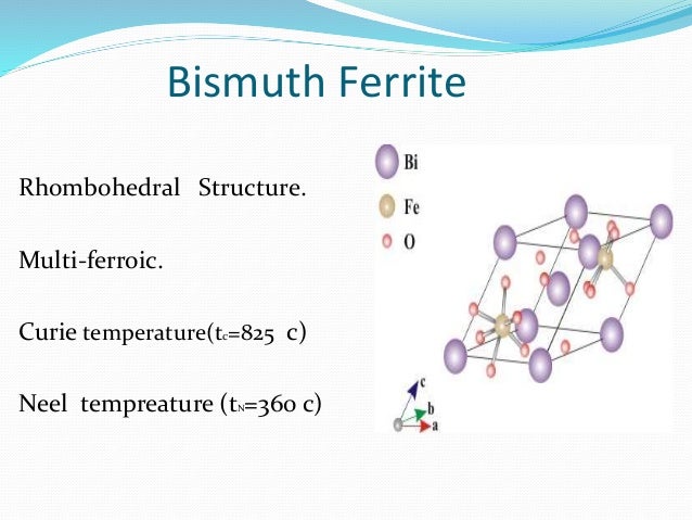 Bismuth Ferrite Nano particles
