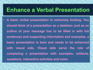 Role of visuals and graphics in communication | PPTX