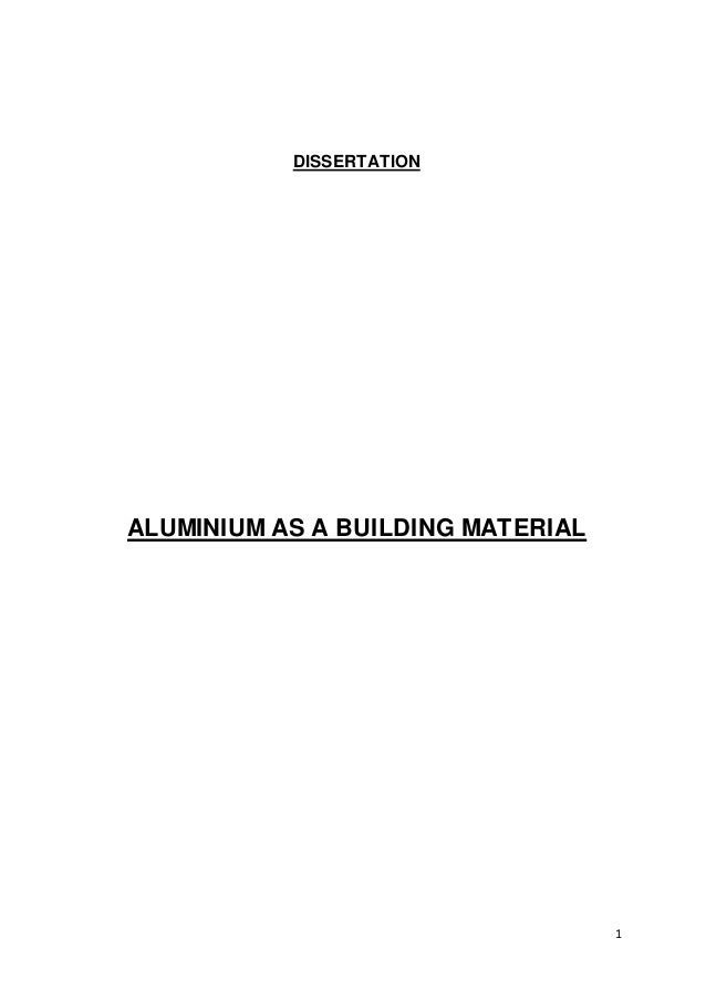 Building dissertation