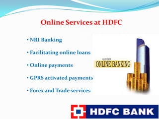              Online Services at HDFC NRI Banking