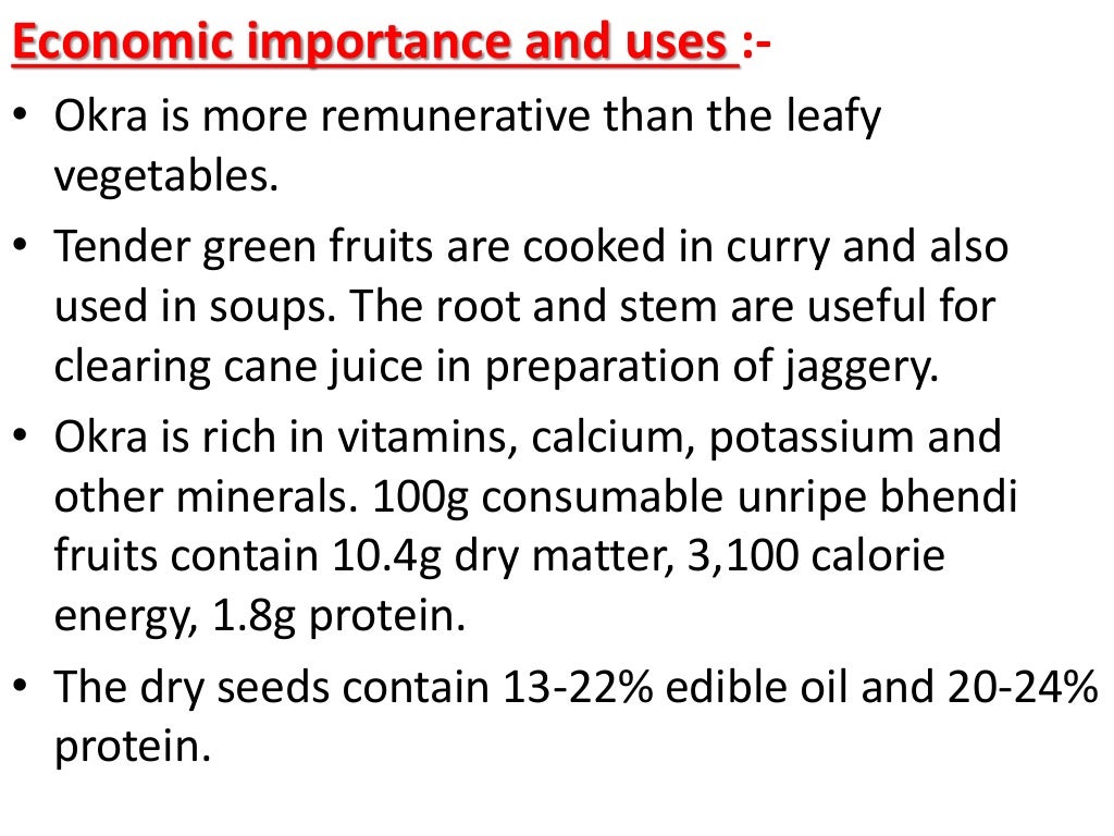 CULTIVATION OF OKRA , PRODUCTION TECHNOLOGY OF OKRA