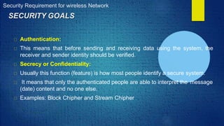 wireless communication security PPT, presentation | PPTX