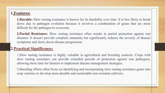 Types and genetic mechanism of resistance to biotic stress-horizontal ...