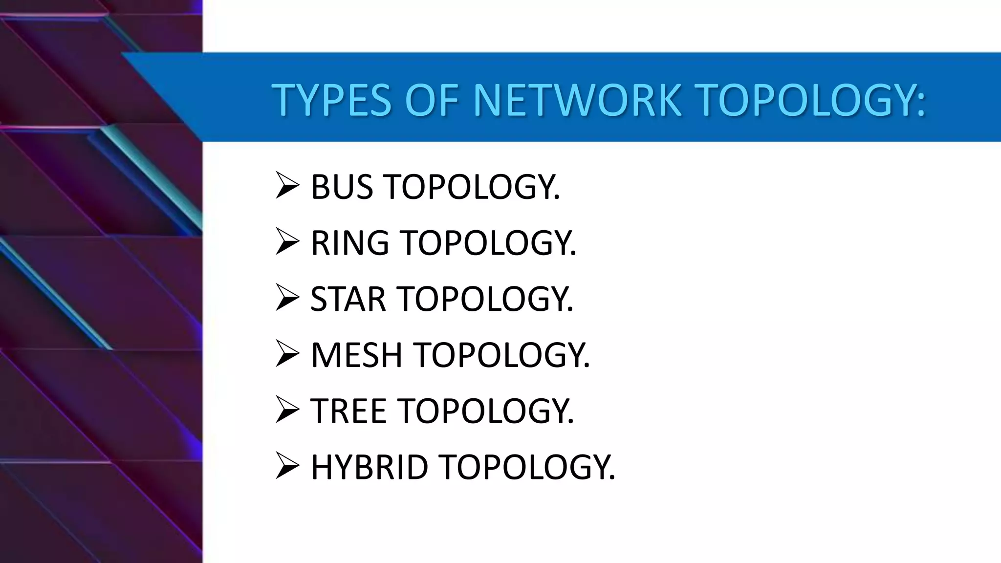 NETWORK TOPOLOGY | PPT
