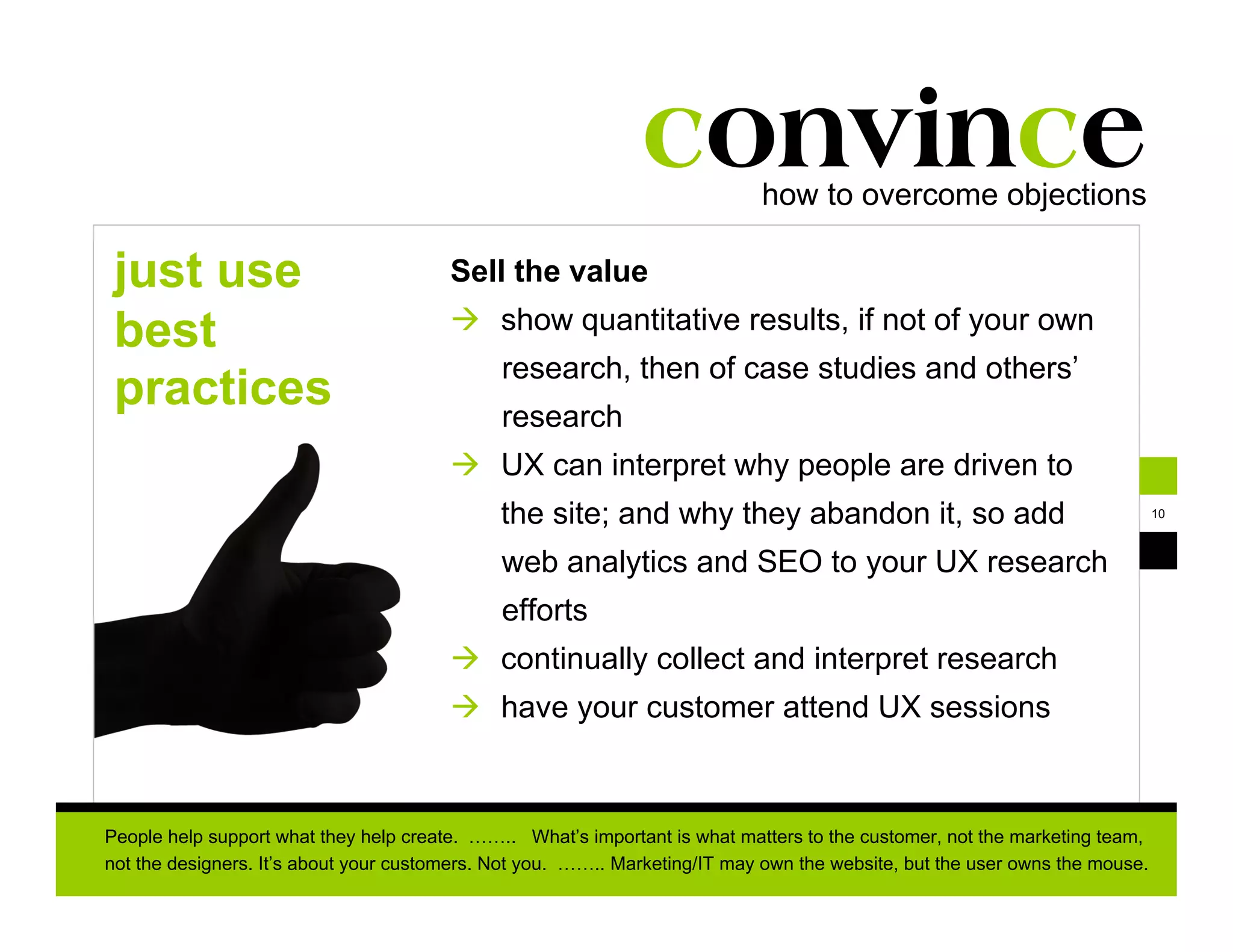 How to Build the UX Case